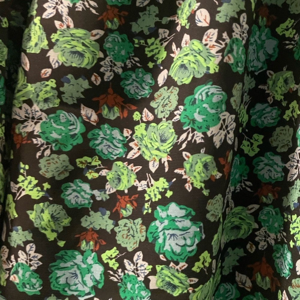 SHEIN Green Floral Long Sleeve Top - Picture 4 of 7